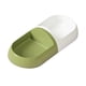 thumbnail image 1 of Tazón doble jinwen para gatos comedero desmontable blanco y verde, 1 of 8