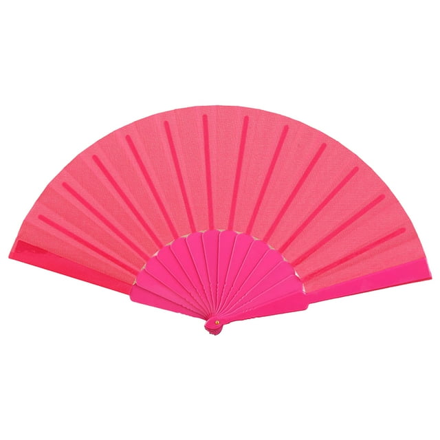 Visland Floral Lace Folding Fan Strong Structure Portable Handheld Fan for Weddings Parties Travel