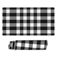 thumbnail image 2 of Balery White And Black Plaid Mouse Pad ,15.8x29.5 In Large Gaming Mouse Pad Desk Mat Long Non-Slip Rubber Stitched Edges,Waterproof Mousepad Desk Mat For Gamer Office Home, 2 of 9