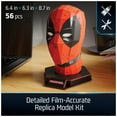 thumbnail image 2 of Kit de maquetas 3D para construir Marvel Deadpool en 4D con soporte, 56 piezas, 2 of 6