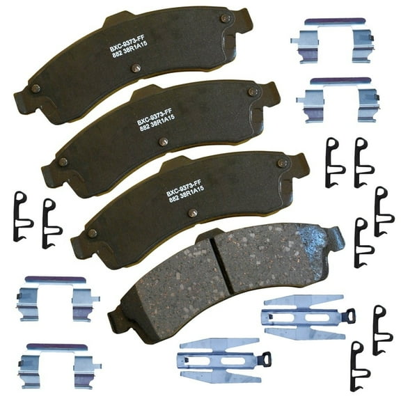 Disc Brake Pad Set Fits select: 2002-2005 CHEVROLET TRAILBLAZER, 2002-2005 GMC ENVOY