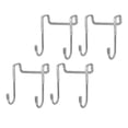 thumbnail image 1 of Crochets Doubles pour Portes, Structure Robuste pour Portes en Verre et Serviettes, 1 of 7