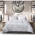thumbnail image 1 of Blue Ridge Home Fashions Season Light Weight Down Alternative Comforter-Hypoallergenic Microfiber Fill, White, Full-Queen, 1 of 4