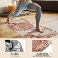 thumbnail image 4 of Pioneer Flower Floral Print Pattern Hot Yoga Mat Towel Non Slip for Hot Yoga - Quick-Drying Yoga Mat Cover with 4 Corner Pockets with Travel Bag - Hot Yoga Towel Non Slip 74"x26", 4 of 6