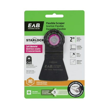 

Exchange-A-Blade 1071412 2 in. HCS Scraper Flexible Starlock Industrial Oscillating Accessory - Exchangeable