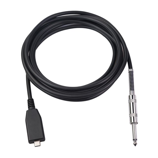 Convertidor de Cable de grabación de guitarra Yuyangstore macho tipo C a 6,35mm 2m
