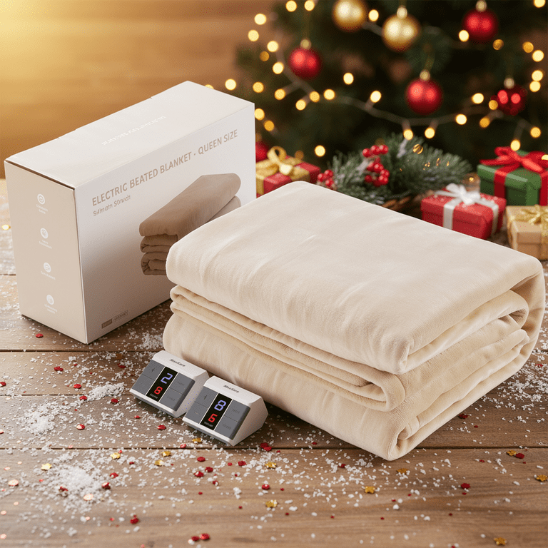 MaxKare Queen Heated Blanket, Dual Controllers photo 6