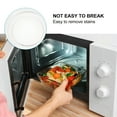 thumbnail image 2 of Microwave Oven Glass Plate Practical Turntable Plate Flat Base Glass Tray, 2 of 8