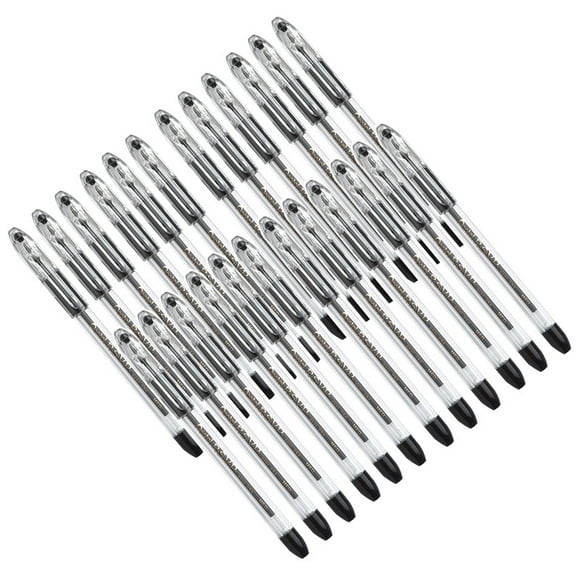 PENTEL (24 EA) PENTEL RSVP BLACK MED POINT