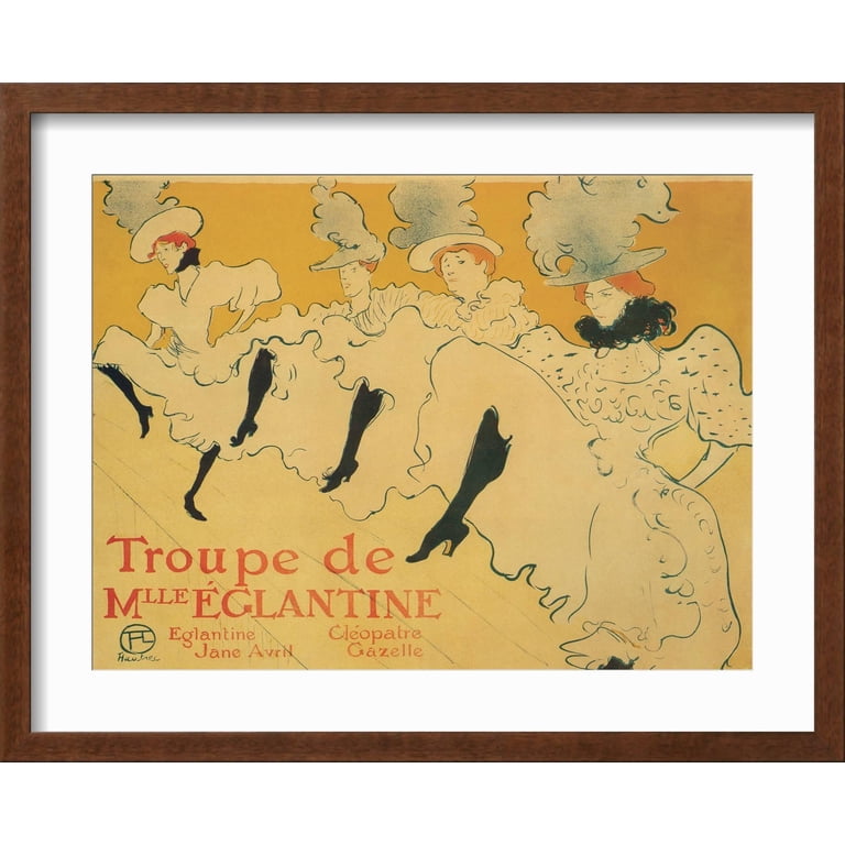 Art.com Troupe de Mlle. Eglantine, c.1896 Giclee Print by Henri de