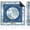 Blue Peony, variant on Chinoiserie Blue Peony Mahjong Mat 31.5"x31.5" - Elegant Chinese Flower Non-Slip Noise Reduction Mat for Poker, Dominoes, Cards & Board Games