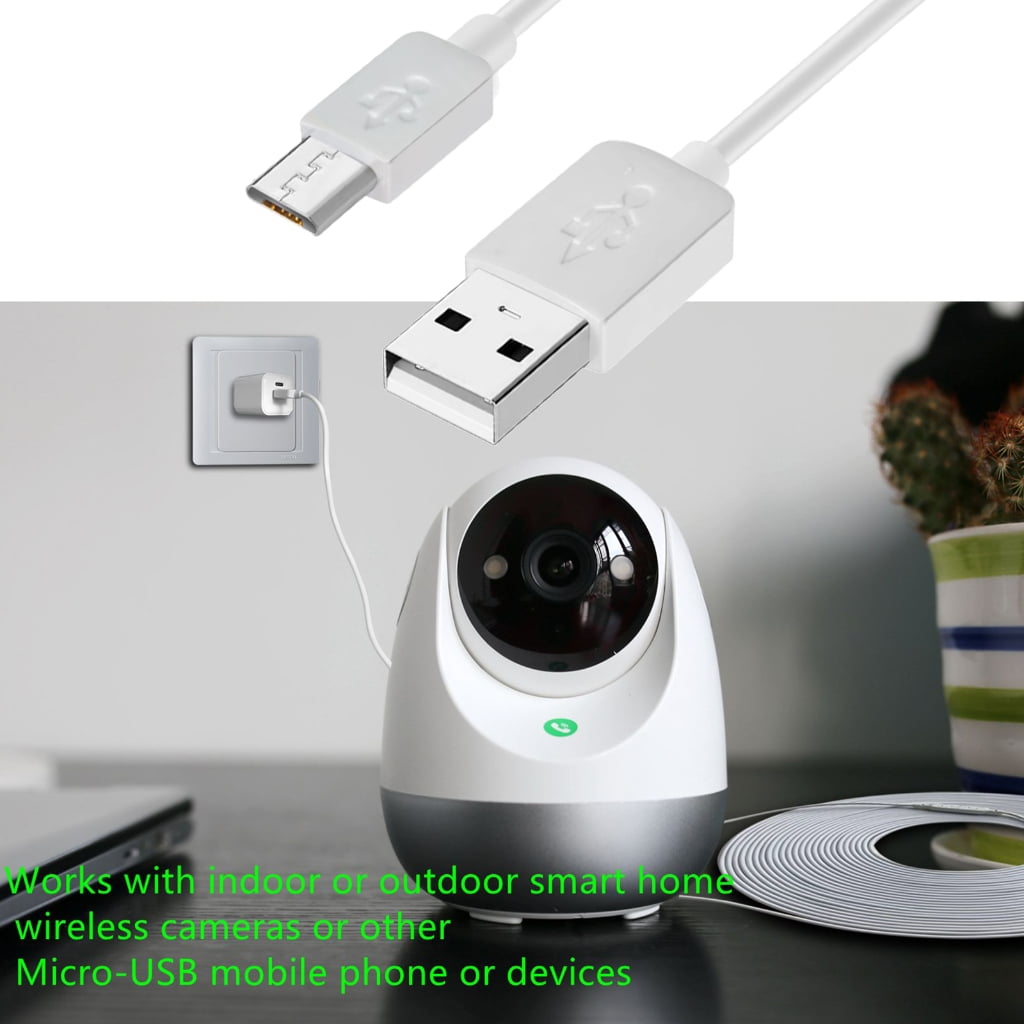 WINDLAND Super Long USB to Micro USB Charging Cable for Thermometer / Camera Long Durable Charger Wire 393.7in/590.55inch