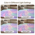 thumbnail image 7 of ODIKA Tie Pink Dye Kawaii Mermaid Galaxy Motif Shaped for Queen Size Bedroom, Under Bed, Master Suite, Foldable Easy Care, 7 of 7