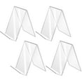 thumbnail image 3 of 4 Pcs Support d'Exposition en Forme Simple Acrylique Transparent en Forme de L pour Exposition d'Affaires, 3 of 8