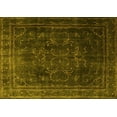 thumbnail image 1 of Ahgly Company Machine Washable Indoor Rectangle Persian Yellow Traditional Area Rugs, 8' x 10', 1 of 4