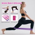 thumbnail image 5 of Lockways Resistance Bands Loop Set of 6 Exercise Bands Non-Slip Resistance Bands for Fitness Physical Pilates Yoga with Carry Bags, 5 of 7