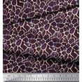 thumbnail image 1 of Soimoi Purple Cotton Poplin Fabric Giraffe Animal Skin Decor Fabric Printed BTY 42 Inch Wide, 1 of 3