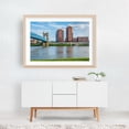 thumbnail image 5 of The Covington Skyline - Cincinnati Ohio Photography Oak Framed Wall Art Print 12 x 18 inches, 5 of 6