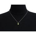 thumbnail image 5 of SuperJeweler 1 1/3 Carat Oval Shape Peridot Necklace in Sterling Silver, 18 inches for Women, 5 of 5