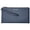 Navy, variant on Women's Jet Set Travel Large Top Zip Pebbled Leather Wristlet Pouch (Navy)