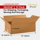 thumbnail image 2 of Partners Brand Cajas De Cartón Corrugado De 18 X 10 X 6, Medianas, 18 Pulgadas De Largo X 10 Pulgadas De Ancho X 6 Pulgadas De Alto, Paquete De 25 | Caja De Almacenamiento Móvil De Embalaje De Envío P, 2 of 5