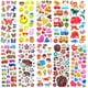 thumbnail image 2 of Pegatinas para niños 1000 +, 40 hojas diferentes, pegatinas 3D hinchadas para niños, pegatinas a granel para regalo de cumpleaños de niña, álbumes de recortes, maestros, niños pequeños, incluidos anim, 2 of 3