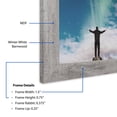 thumbnail image 3 of ArtToFrames 14" x 18" Winter White Barnwood 1.5 Inch Picture Frame, 14x18 inch Brown MDF Poster Frame (WOM-4661),  Pack, 3 of 8