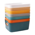thumbnail image 2 of Nvzi Plastic Storage Bins and Baskets for Efficient Home Classroom Organization - Small Containers in Multiple Colors for Kitchen, Cupboard box, and Bathroom Organizer on Shelves and Tubs, 2 of 5