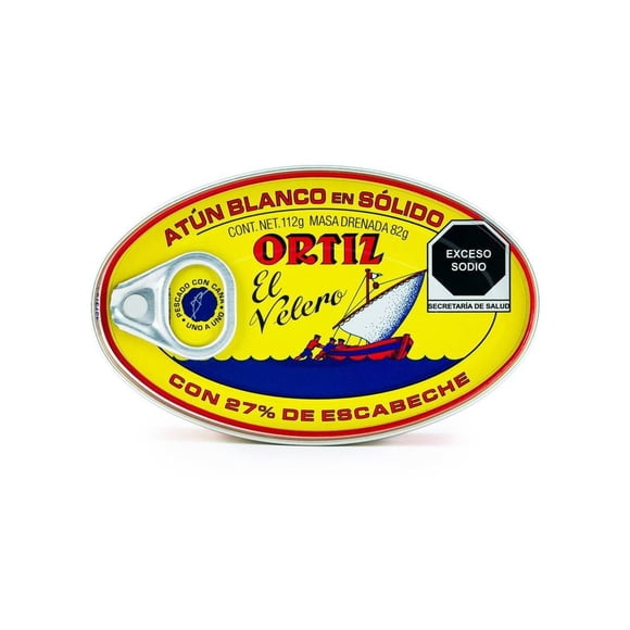 Atún Ortiz El Velero blanco en escabeche sólido 112 g