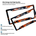 thumbnail image 5 of Broncos Aluminum License Plate Frame Four-Hole License Plate Frame (one pair) 12 Inches x 6 Inches Sun-Proof and Rust-Free Suitable For Cars/Trucks/SUVs, 5 of 10
