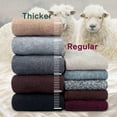 thumbnail image 3 of QWZNDZGR Womens Thick Warm Wool Socks, 5 Pack Casual Crew Cozy Thermal Winter Socks for Gifts, 3 of 5