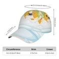 thumbnail image 2 of Rateoe Corgi In The Shower Cap Bathing Pattern Men’s Baseball Cap – Adjustable Curved Brim Hat, Soft Cotton Sports Cap for Outdoor, Casual, and Everyday Wear, Comfortable & Breathable, 2 of 6