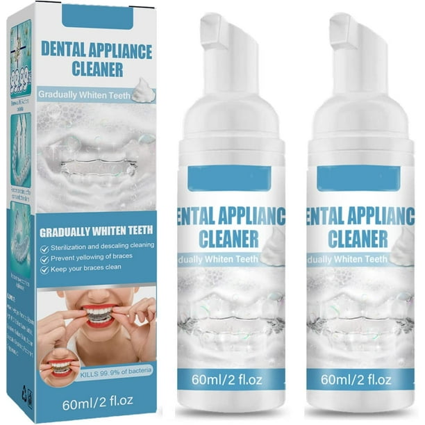 2PCS Dental Retainer Cleaner,Dental Brace Cleaners,The Ultimate