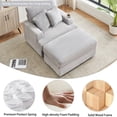 thumbnail image 6 of Super Large Comfortable Cushions, Modern Corduroy Reclining Single-Person Armrest Sofa, Gray, 6 of 13