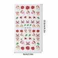 thumbnail image 2 of Colorful Nail Care Stickers Featuring Snowflakes Santa Snowman Christmas Trees Hats and Balloons - 5D Resin Nail Stickers for Festive, 2 of 7