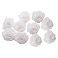 thumbnail image 4 of 10 piezas de 6 cm de mini flores artificiales para el cabello, elegantes pinzas para el cabello, adorno para boda Blanco, 4 of 8
