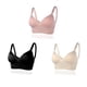 thumbnail image 2 of Minnieouse Sujetador de lactancia para mujer, sujetadores de maternidad para embarazo, ropa interior inalámbrica de forma Natural con hebilla Ropa interior Negro L, 2 of 6