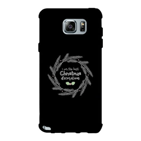 I Am The Best Christmas Decoration Wreath Black Phone Case