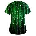 thumbnail image 4 of gakvbuo St. Patrick's Day Scrubs Tops For Women Plus Size Working Uniform With Pocket V-Neck Work Utility&Safety Tops Nursing Uniform Printed Worker Protective Working Uniform Shirts, 4 of 4