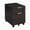 Black / Burnished Wood Laminate, variant on Desky Minimal Filing Cabinet - Black / Black Laminate