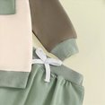 thumbnail image 5 of TOWED22 Toddler Baby Boy Fall Winter Outfit Kids Cotton Printed Clothes Casual Long Sleeve Sweatshirt Tops Pants Set 2pcs Outfits Clothing(Green,18-24 M), 5 of 6