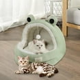 thumbnail image 3 of Cama para gatos Fernando Cueva Nido Semicerrado Verde L Grande, 3 of 8