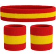 thumbnail image 2 of Striped Terry Cloth Wristbands - Pack of 3, 2 of 5