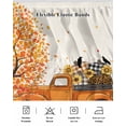 thumbnail image 5 of Fall Harvest Bed Skirt Queen Size 16 Inch Drop, Thanksgiving Truck Pumpkin Trees Leaves Wrap Around Dust Ruffle Bedskirts, Wrinkle & Fade Resistant Easy Fit Bedskirt with Adjustable Elastic, 5 of 8