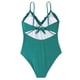 thumbnail image 4 of Traje de baño de una pieza para mujer, cómodo, liso, con almohadilla en el pecho, sin aros, Bikini con escote en V profundo OAVQHLG3B Store  lin121212, 4 of 4