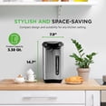 thumbnail image 6 of Hot Water Urn Pot 3.38 QT, Insulated Stainless Steel Hot Water Dispenser & Boiler, Auto & Manual Dispense, Safety Lock, Electric Kettle, 6 of 9