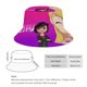 thumbnail image 2 of Penny Sombrero bucket para adultos, gorra de protección solar, sombrero de pescador plegable para viajes al aire libre, pesca y actividades de verano, 2 of 6