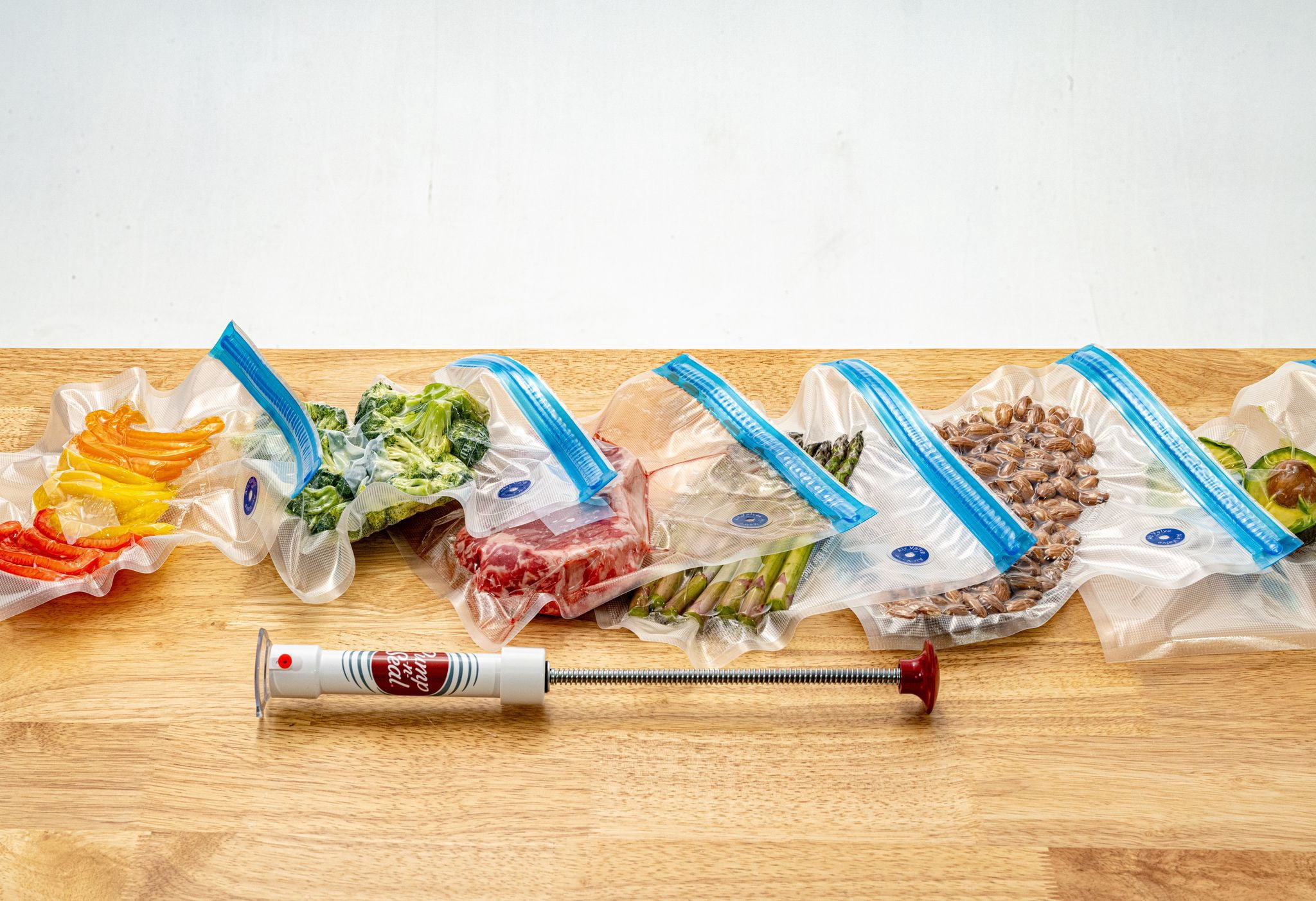 Pump-N-Seal Package #1, Food Vacuum Sealing System, Vacuum Seal Mason Jars, Bags, Bowls & More