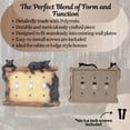 thumbnail image 2 of BestGiftEver Black Bear on Log Triple Switch Cover Cabin Lodge Style Home Dcor, 2 of 8