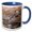 Blue/White, variant on 3drose, Qatar, Ad Dawhah, Doha. View City Skyline at Sunset-as30 Wbi0133 - Walter Bibikow, 11oz Two-tone Green Mug